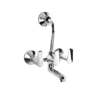 NANO - WALL MIXER WITH BEND HIGH FLOW