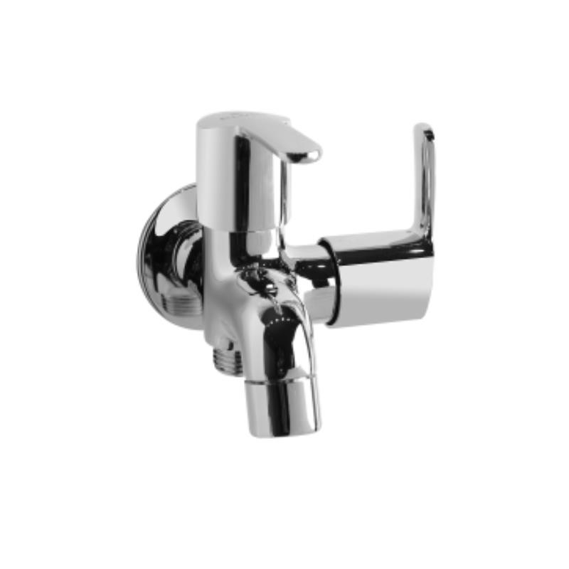 TIAGO - TWO WAY BIB COCK WITH FLANGE