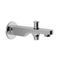 Bath Tub Spout with Button Attachment for Telephone Shower