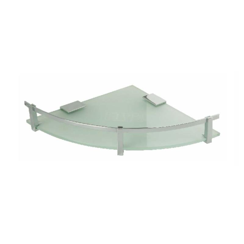 Corner Glass Shelf with Frame