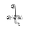 Wall Mixer with Provision for Overhead Shower with 115mm Long Bend Pipe