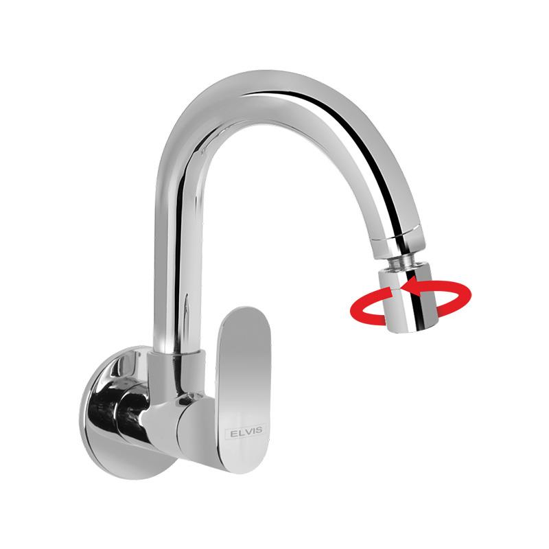Sink Cock Extended spout with Revolving Aerator