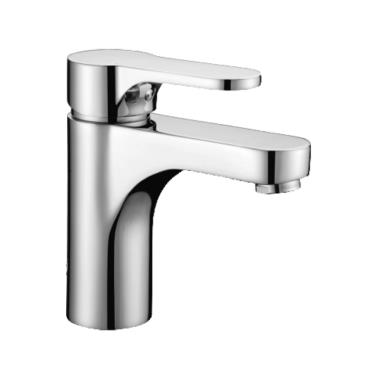 Single Lever Basin Mixer with 600 mm Braided Pipes