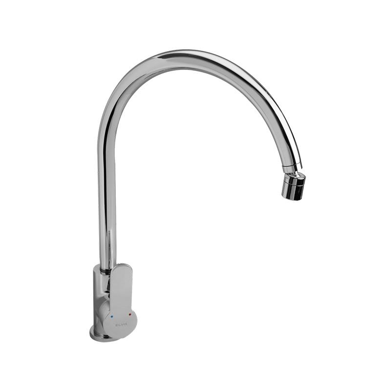 Kitchen Mixer (Table Mounted) High Neck Spout with Revolving Aerator